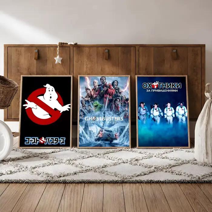Affiche de film G-Ghostbusters Stay Puft Slimer, imperméable, HD, moderne, à coller sur le mur, décoration murale pour chambre à coucher, salon, dortoir, bureau