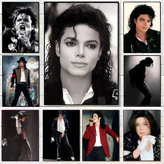 Affiche iconique du chanteur m-Michael j-Jackson