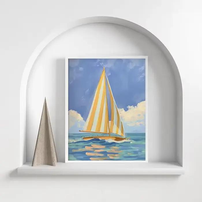 Art côtier et Tropical paysage marin surfeurs côtiers natation plage photographie affiche toile peinture mur Art photos décor à la maison