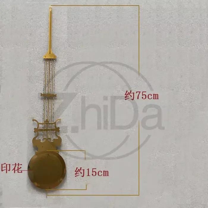 Pendule de 6 pouces de long pour horloges mécaniques vintage - Accessoire pour grand horloge de sol