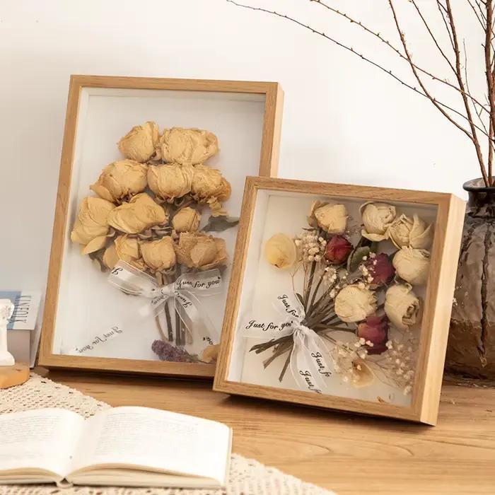 Cadre photo en bois bricolage nordique