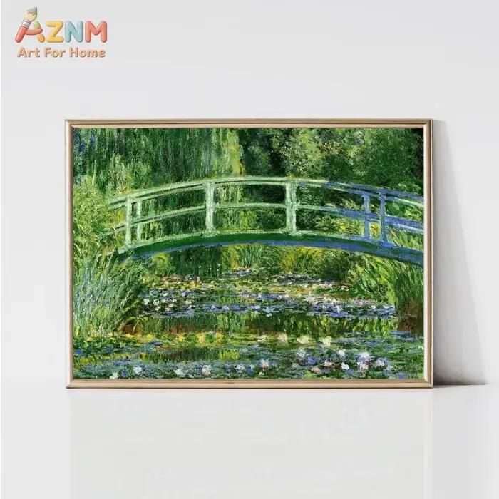 Affiches et impressions sur toile de paysages de jardin classiques de Claude Monet