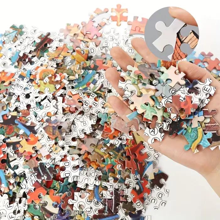 Puzzle de fleurs en papier aquarelle pour adultes