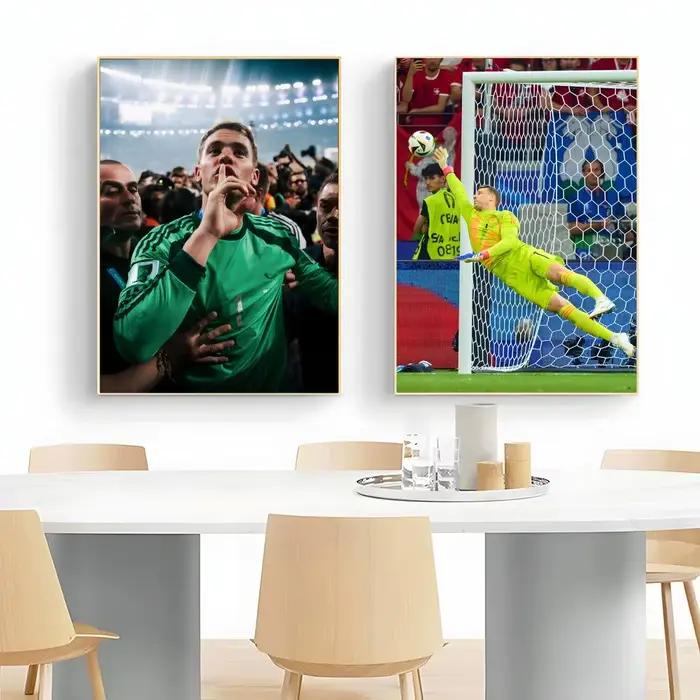 Affiche de l'étoile du football Manuel Neuer