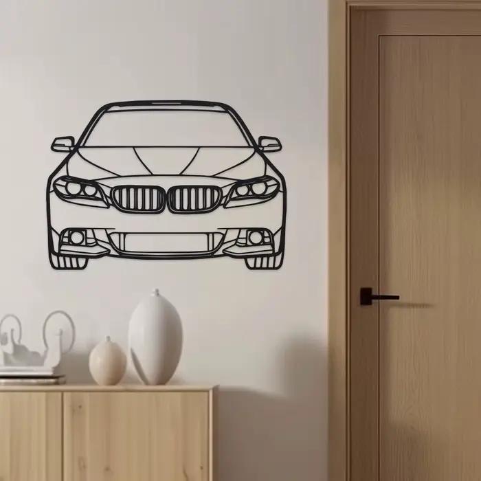 Artisanat exquis : décoration murale en métal d'art abstrait – Parfaite pour la maison