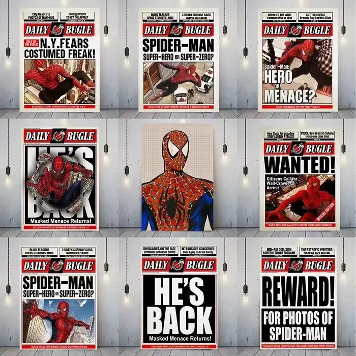 Poster et impression amusants de Spiderman de Marvel
