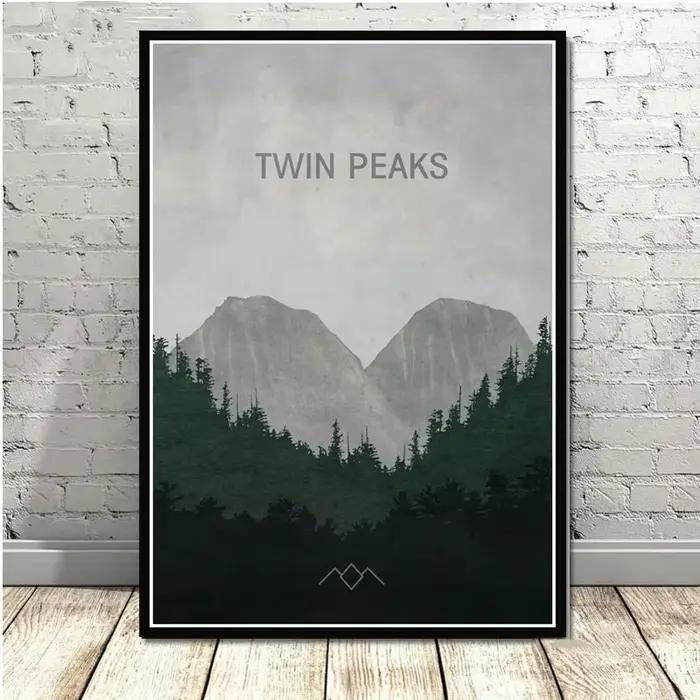 Twin Peaks TV Series Shows Affiche et impressions d'anime de film classique
