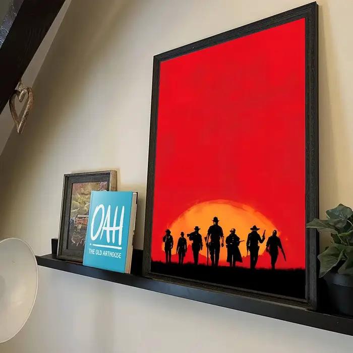 Affiche imprimée du jeu Red Dead Redemption 2