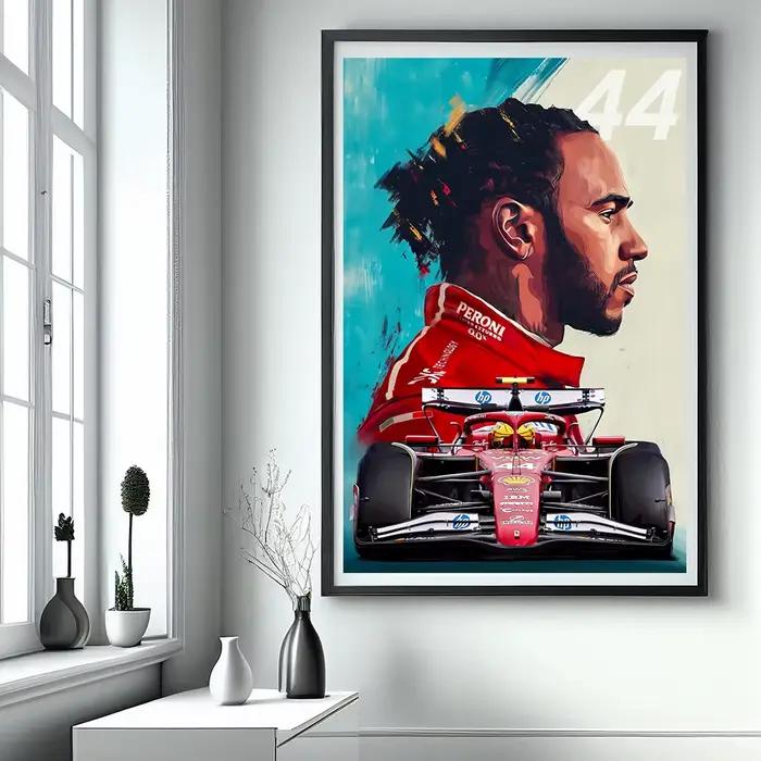 Affiche de Portrait de Grand Prix de formule de saison 2025