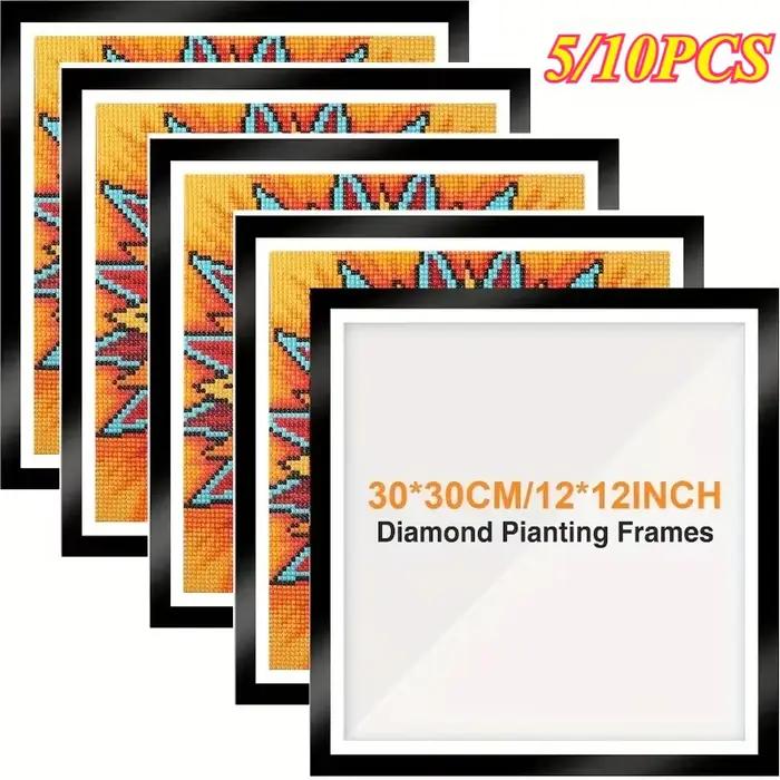 5 cadres magnétiques pour peinture diamant 30x30cm