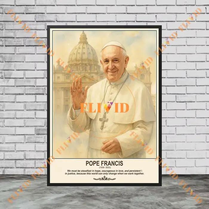 Affiche murale du pape archange