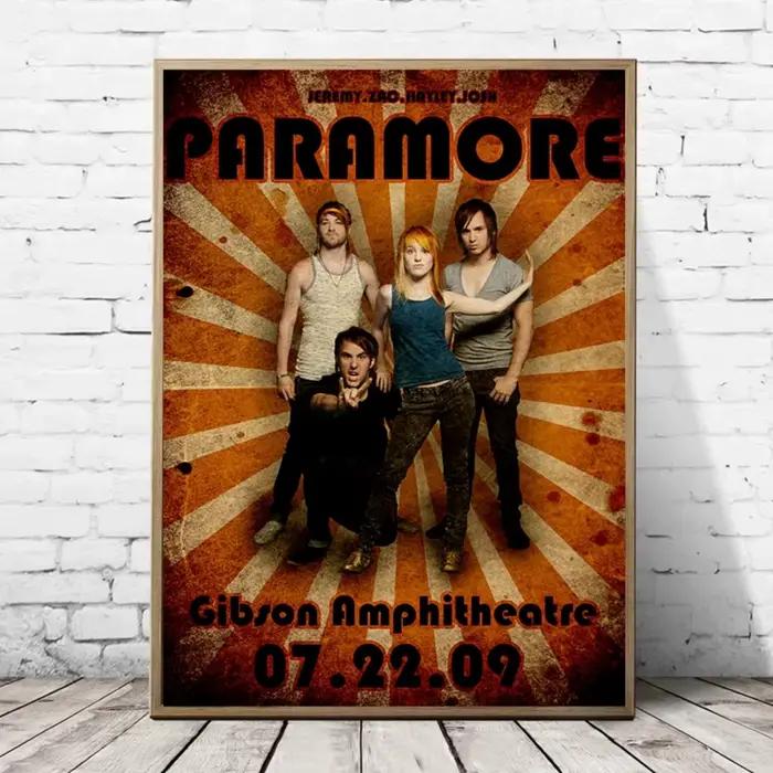 Affiche de Couverture d'Album de Musique de Chanteur Paramore 2023