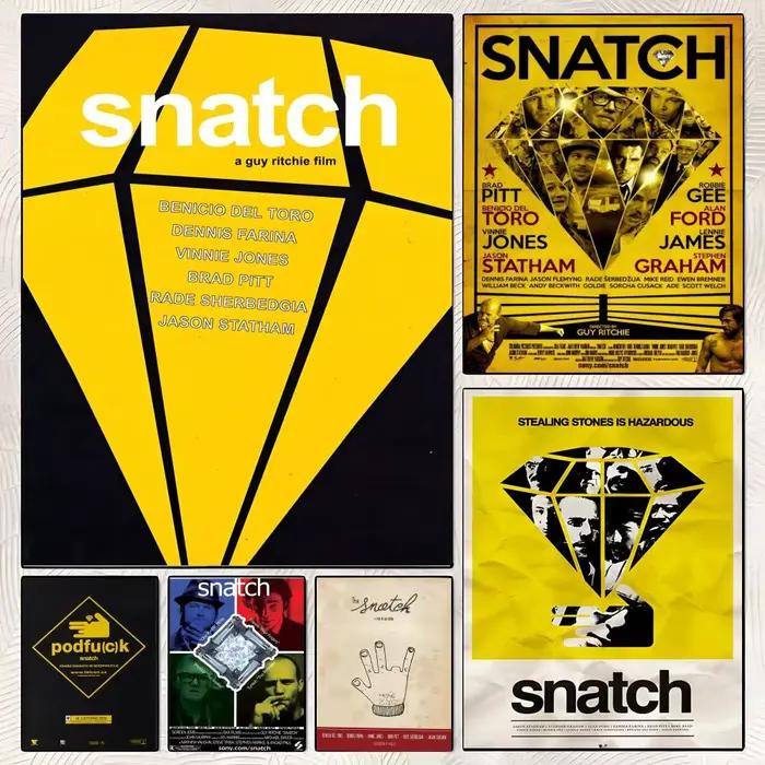 Affiches autocollantes haute définition S-Snatch