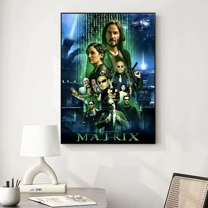 Affiches d'art graffiti du film T-The Matrix, décoration murale chic pour la maison, le studio, le bureau et la cafétéria