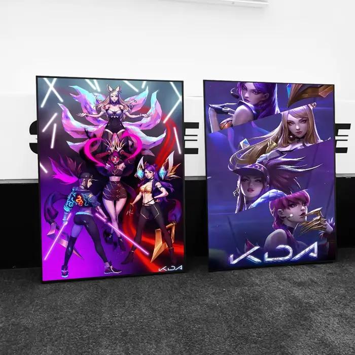 Affiche murale LOL-KDA Kaisa Ahri Akali