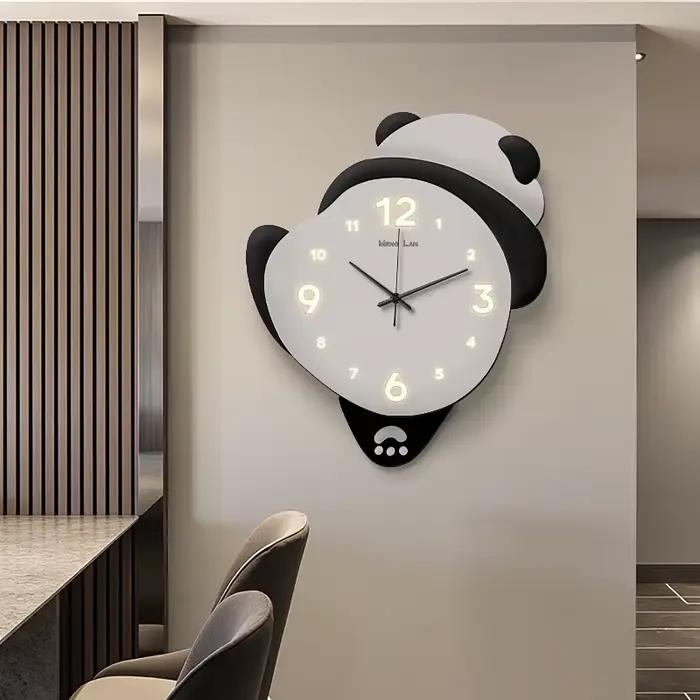 Animal Kawaii horloge murale Unique salon pendule mignon