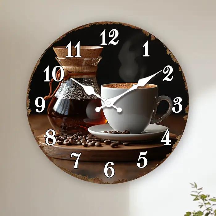 Horloge murale pour les amateurs de café