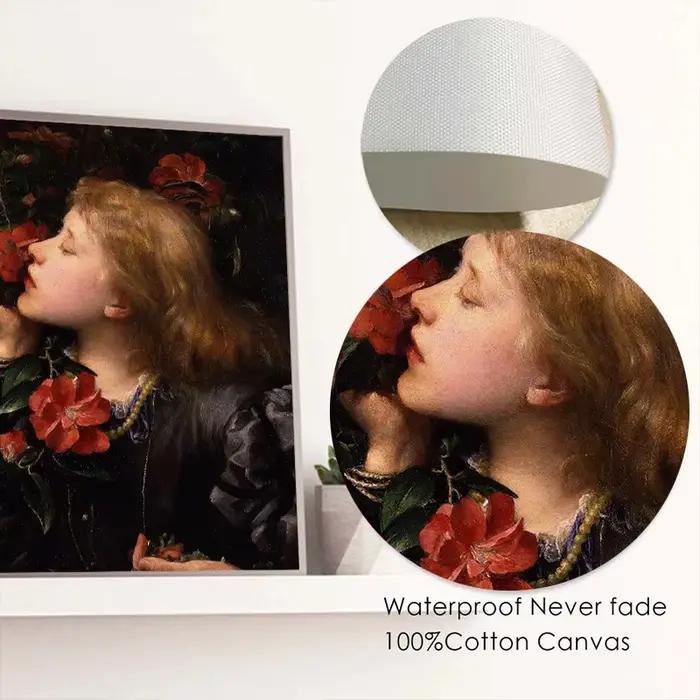 Affiche de Portrait de figurine célèbre Vintage Van Gogh Mona Lisa
