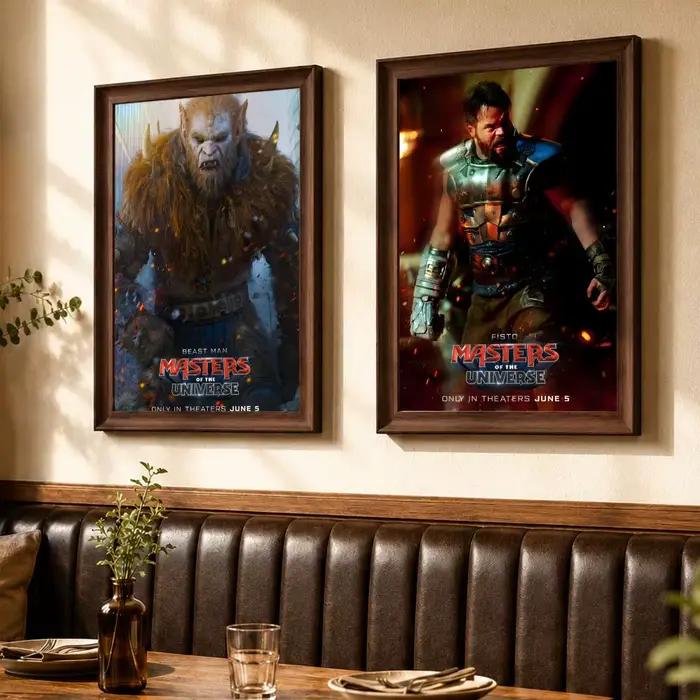 Affiche de film M-Masters of the Universe, affiche autocollante, impression d'art mural, décoration moderne pour la maison, salon, chambre à coucher