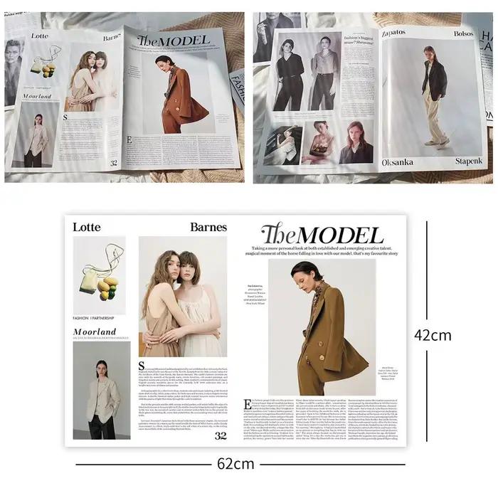Affiche Multifonctionnelle de Style Journal Anglais Rétro