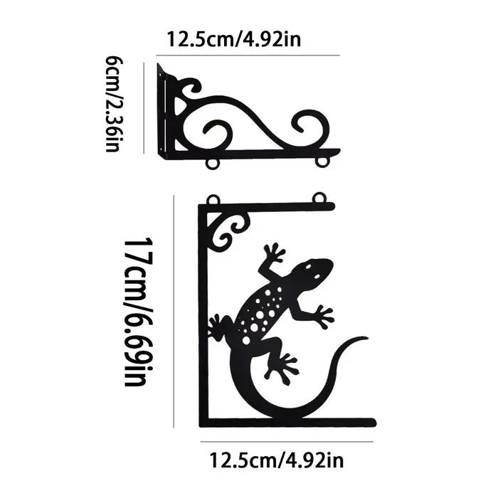 1 pièce de décoration murale en fer forgé