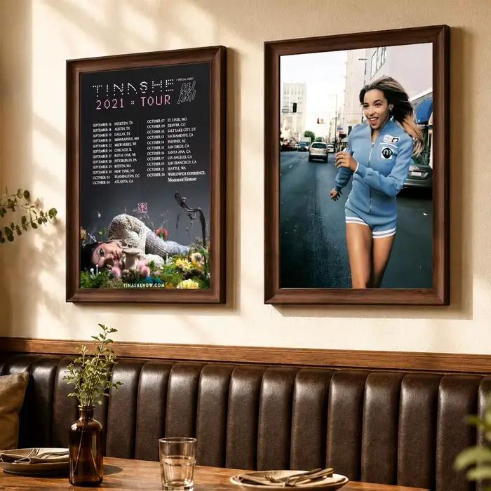 Affiche autocollante Singer T-Tinashe