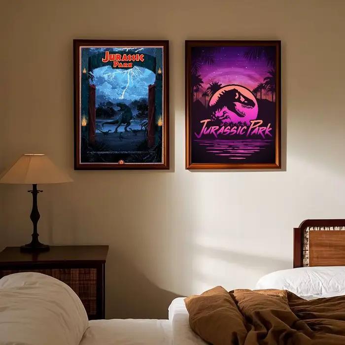 Film classique j-jurassic p-park dinosaure affiche