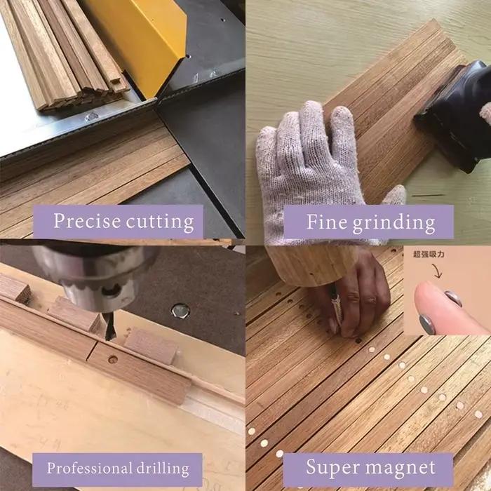 FANYS-Cadre de peinture magnétique en bois, cintre pour photo, affiche, toile, art, 21-70 cm