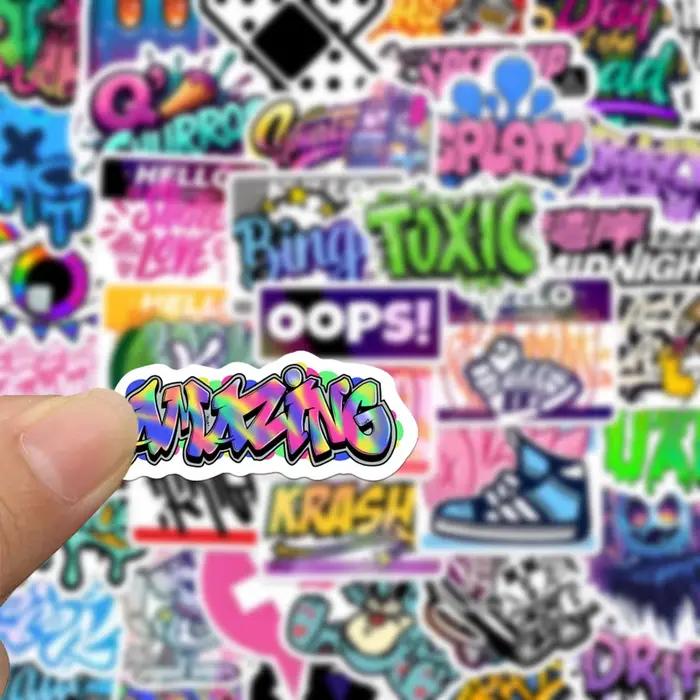 50 autocollants Street Art