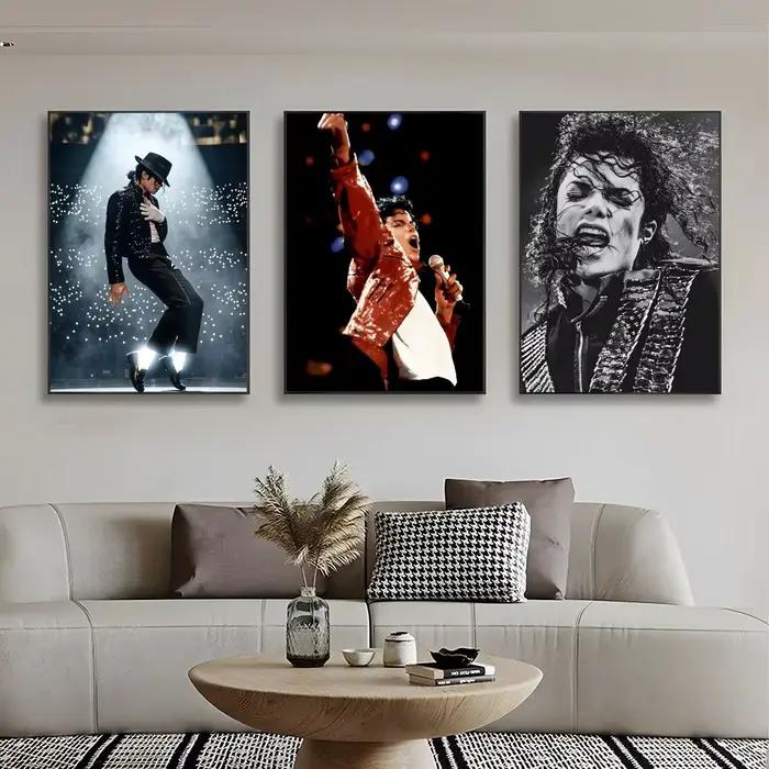Affiche murale du chanteur légendaire MJ Michael Jackson