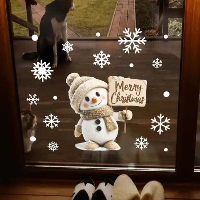 Autocollants de fenêtre de noël