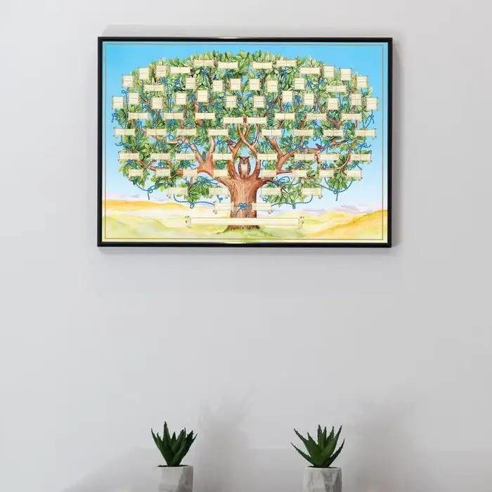 Tableau d'arbre généalogique rechargeable