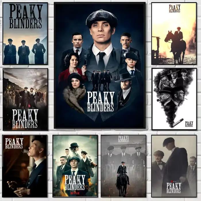 P-Peaky B-Blinders TV bonne qualité peinture calligraphie toile affiche: sans plis imperméable Durable tous les espaces décoration murale