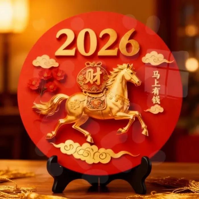 Peintures décoratives de l'année du cheval