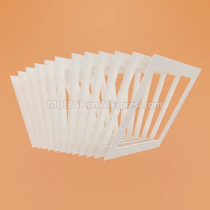 Tapis Photo carrés 8/10/12/14/16 pouces, supports en carton à Surface texturée blanc/noir pour décoration de montage de cadre Photo, 12 pièces/lot