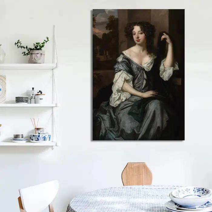 Affiche de portrait de femme de la Renaissance
