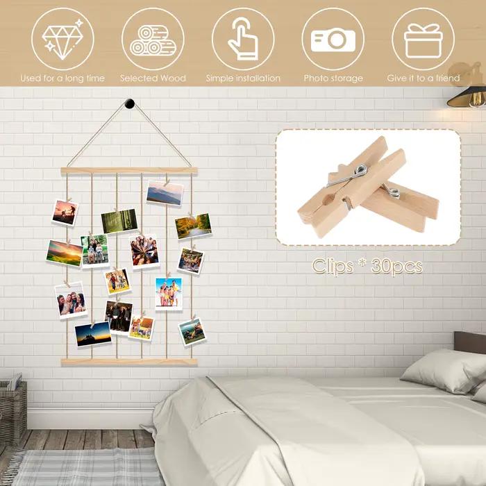 Support mural DIY pour photos