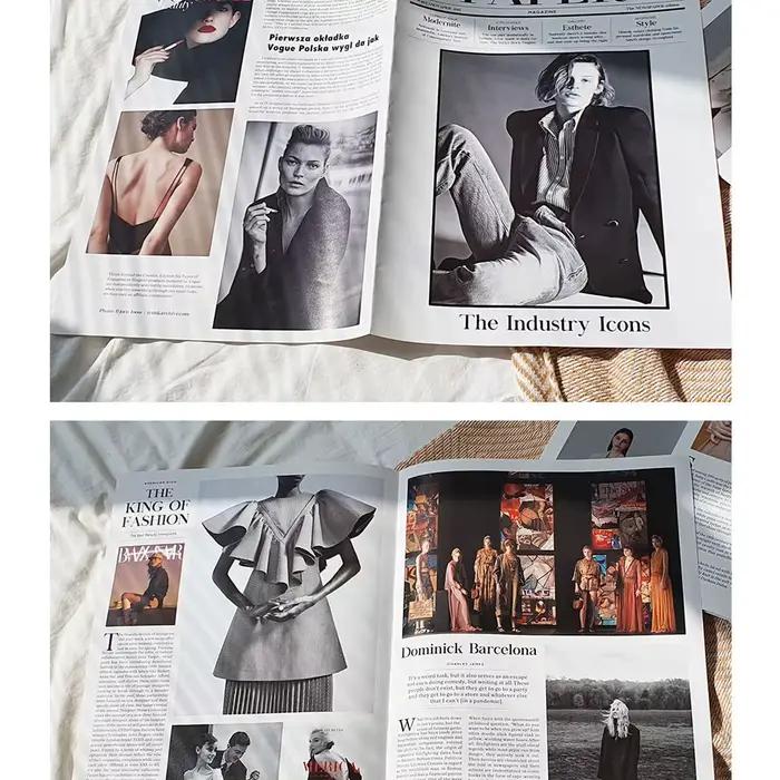 Affiche Multifonctionnelle de Style Journal Anglais Rétro