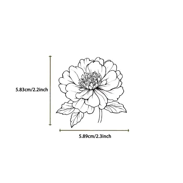 Autocollants à motifs de plantes noires et blanches