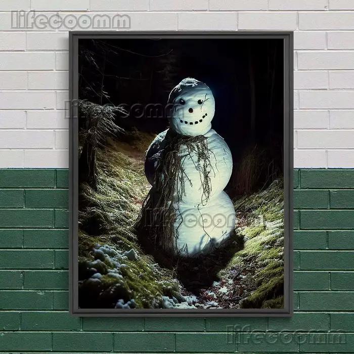 Toile d'art mural Vintage diable des neiges