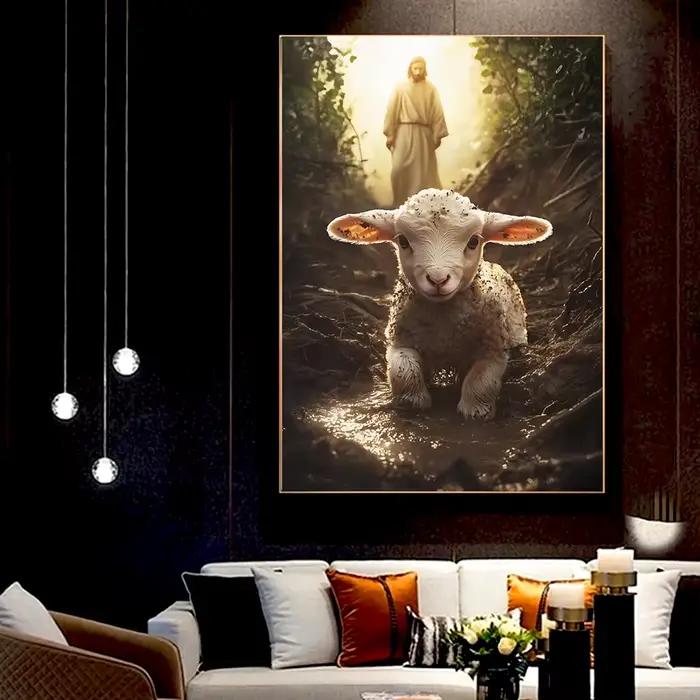 Affiche d'art imprimée de Religion chrétienne