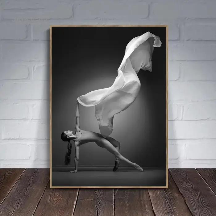 Affiche de séparés euse de phtalange de ballerine moderne