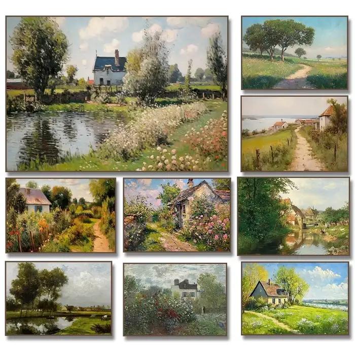 Peinture à l'huile sur toile