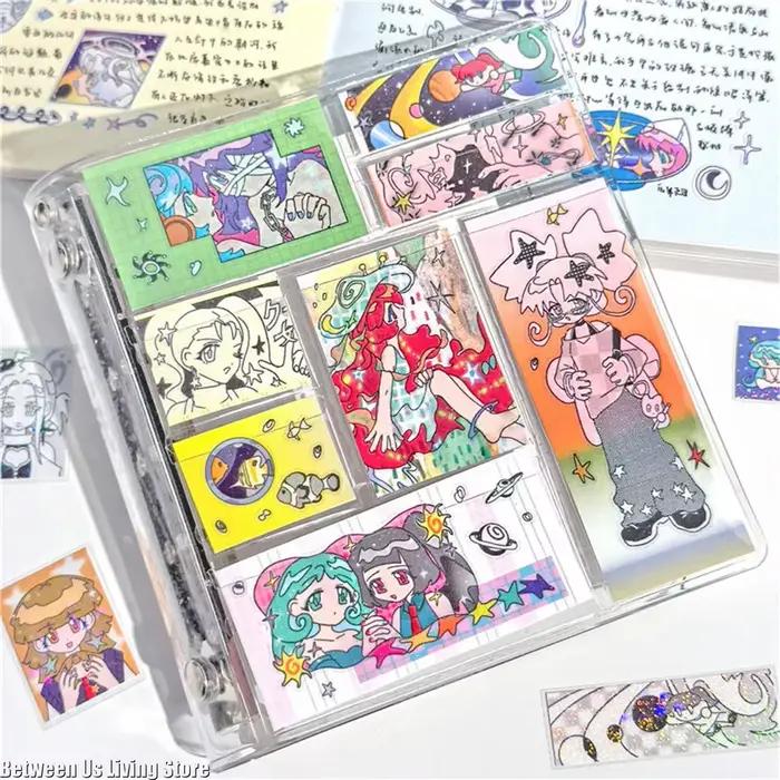 Rouleau d'autocollants graffiti PET - AGUGU R·B·S Design vintage | Matériel pour journal indésirable et scrapbooking