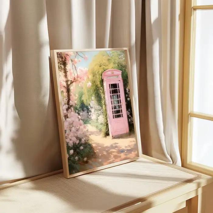 Printemps Vintage pays Cottage nature morte fleur cuisine couleur chaude œuvre affiche toile peintures mur Art photos décor à la maison