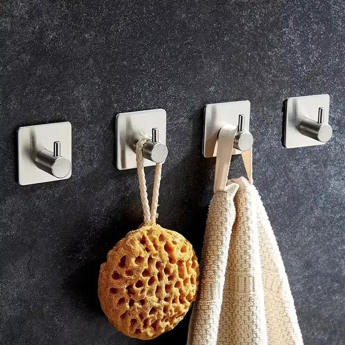 Crochets auto-adhésifs en acier inoxydable 3M
