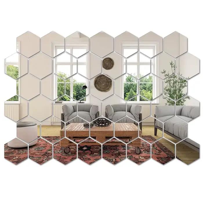 Autocollant mural miroir 45 pièces