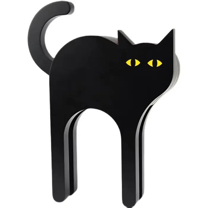 Décoration murale chat noir