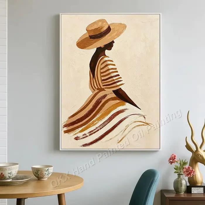 Peinture à l'huile 100% peinte à la main sur toile