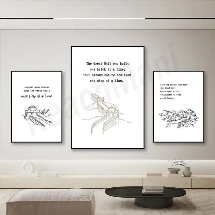 Grande muraille d'inspiration: citations inspirantes